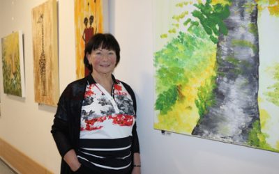 Acrylbilder in der Seniorenresidenz