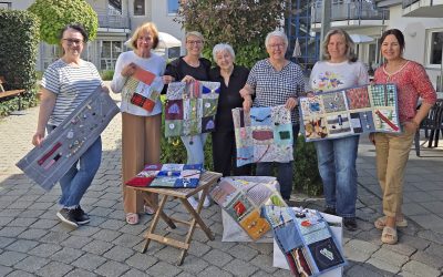 Handgemachte Beschäftigungsdecken erfreuen unsere Senioren