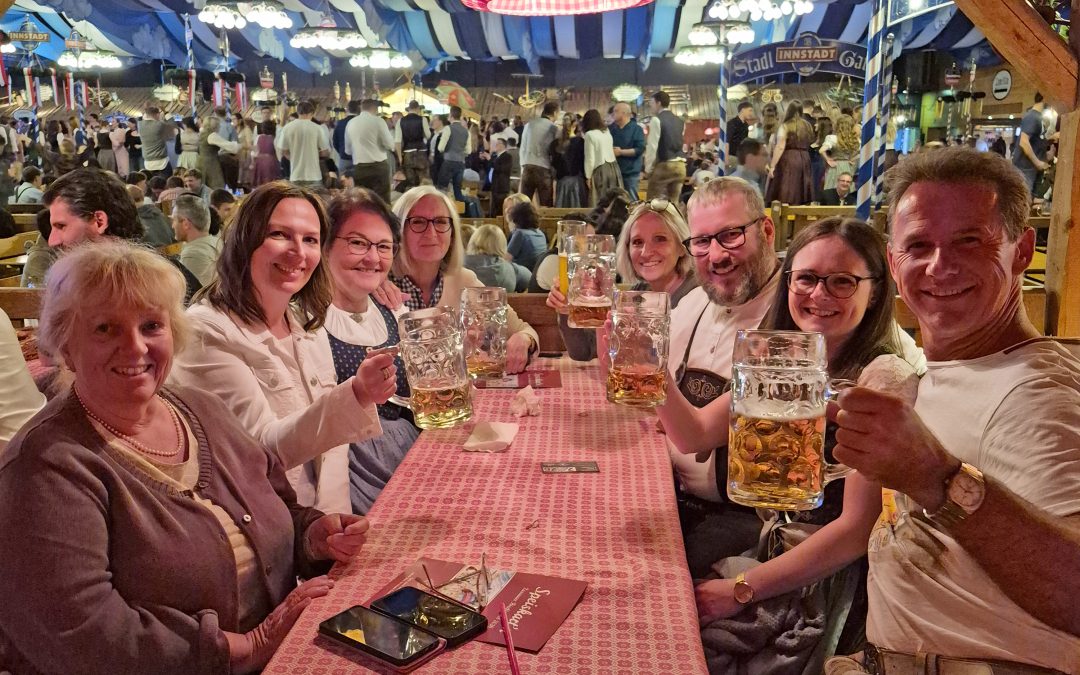 Lustiger Volksfestbesuch
