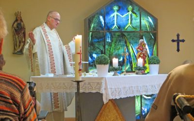 Blasiussegen in unserer Hauskapelle