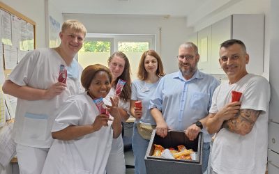 Kleine Abkühlung an heißen Tagen